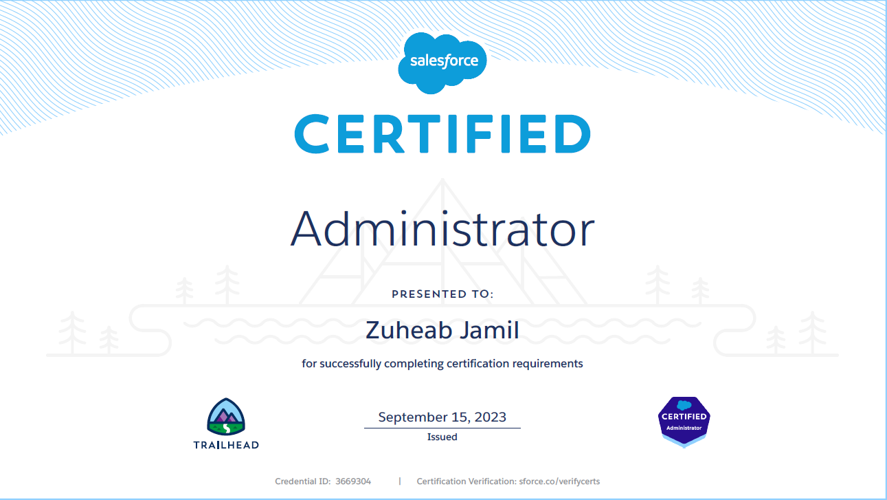 Salesforce Certified Administrator